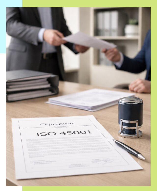 Сертификат ISO 45001 в Соколе под ключ от 46886 р. | Сертэкс